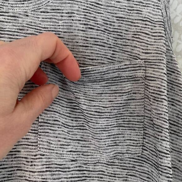 J. Crew Sleeveless Gray T-Shirt Dress/Tunic/Cover-Up, Pocket, Lightweight, S - Picture 4 of 10